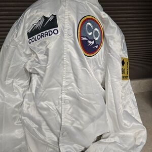 Jacket Colorado Rockies Pro Standar Genuine Merchandise White Performance Jacket